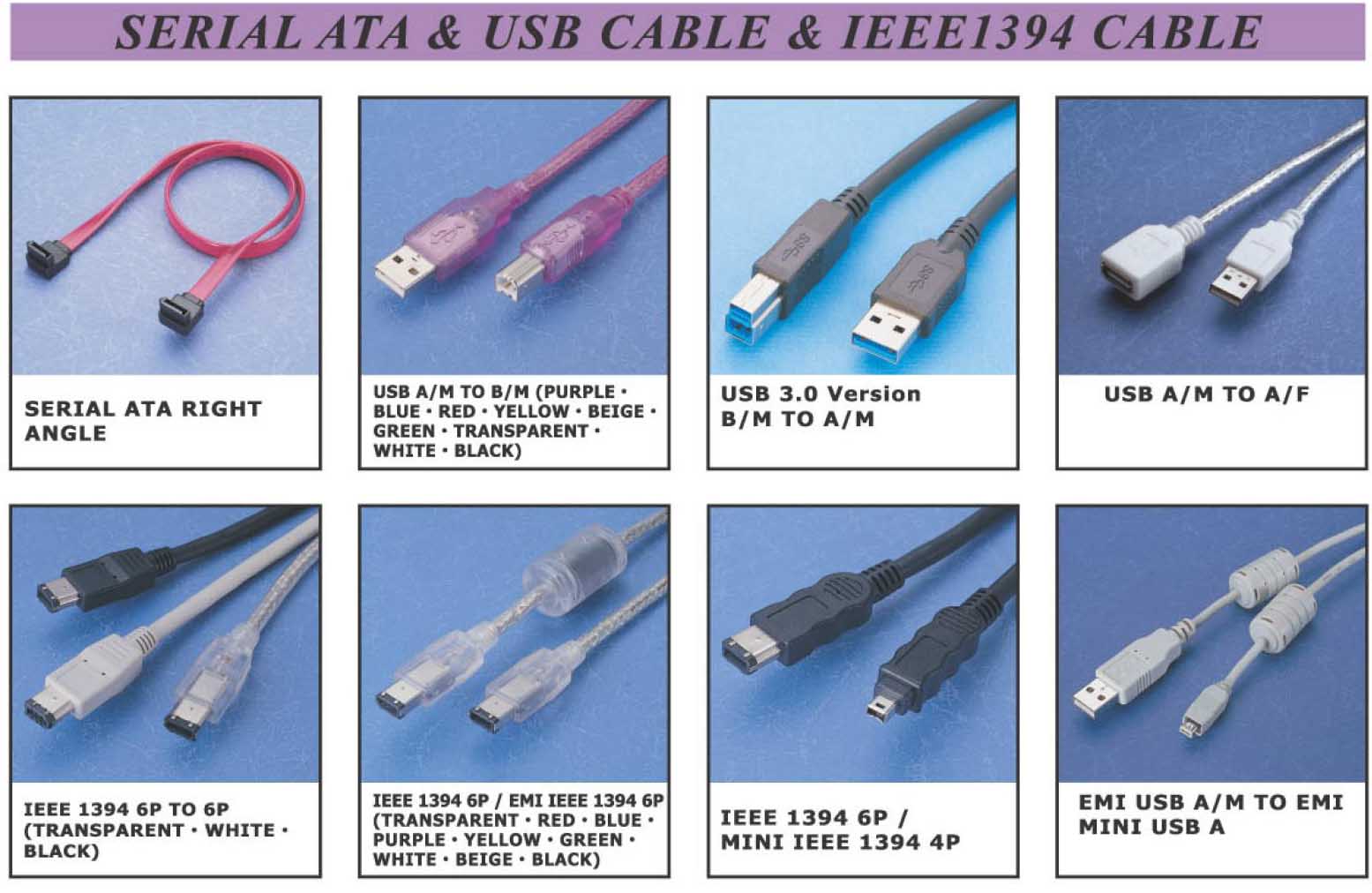 Connector, CableAssembly, WireHarness, PowerBank, WebCam,Serial Cable